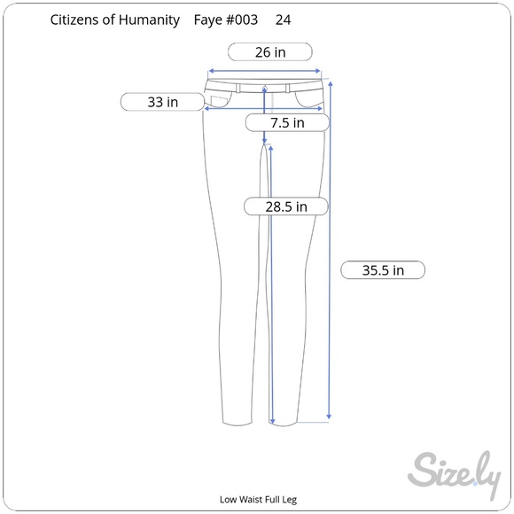 Citizens of Humanity Jeans Faye #003 - Picture 3 of 6